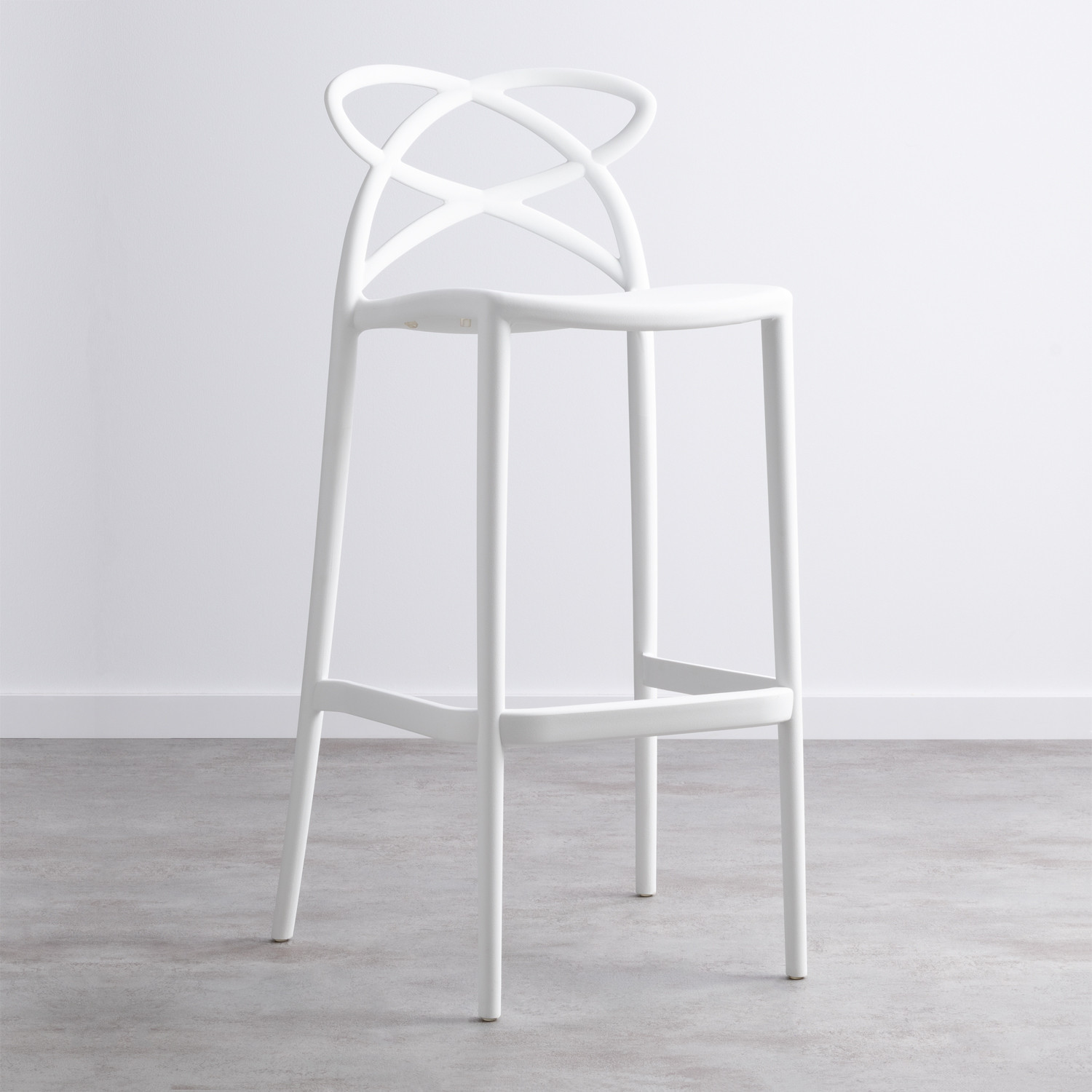 Taburete Alto Exterior en Polipropileno Cielo (75 cm Taburete Alto Exterior en Polipropileno Cielo (75 cm