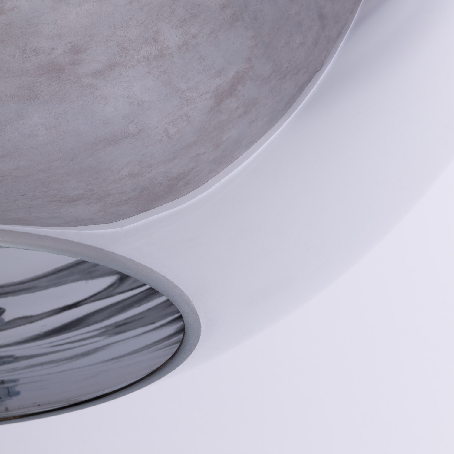 Lámpara de Techo en Cristal Cromo - themasie.com