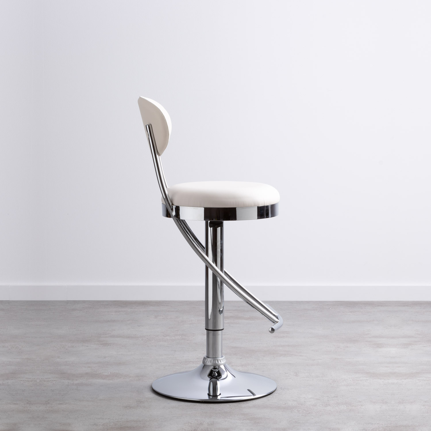 Taburete Alto Regulable en Pvc Tesi (6180 cm)