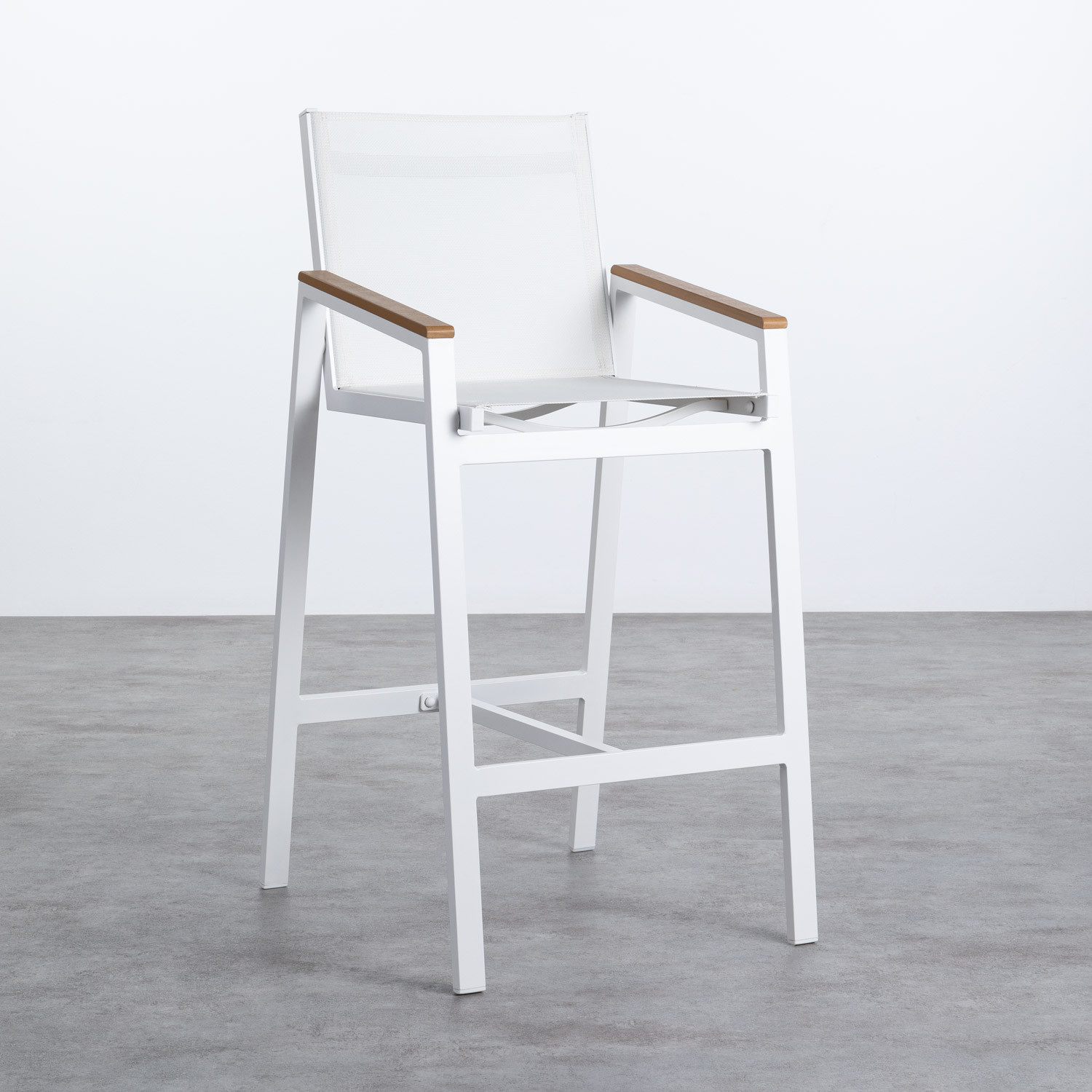 Taburete Alto de Exterior en Aluminio Korce (71 cm