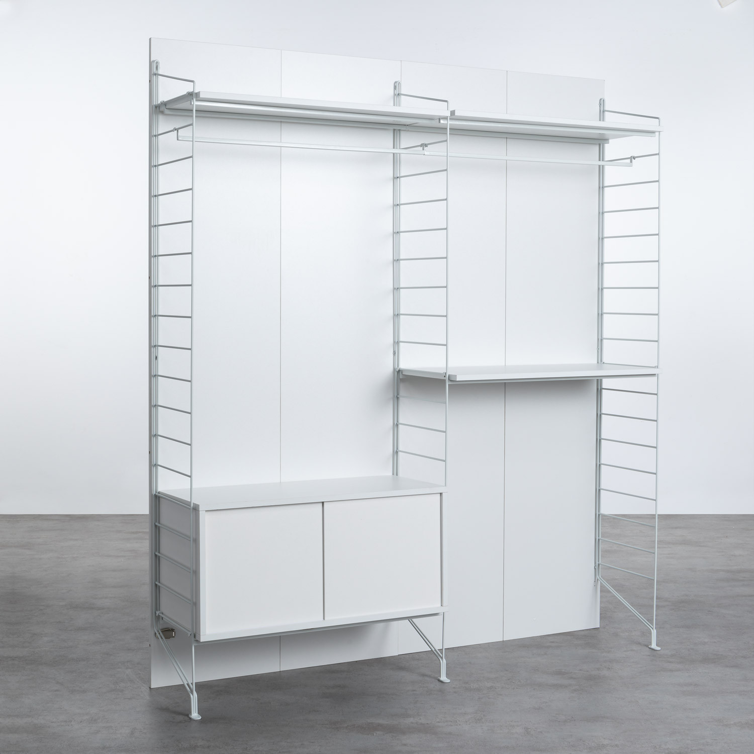 Modulo doble vestidor tocador con almacenaje Omar - themasie.com