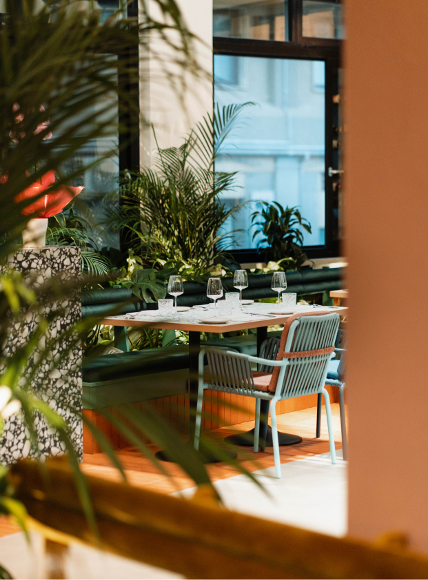 Drian Outdoor Chair in Aluminum and Rope