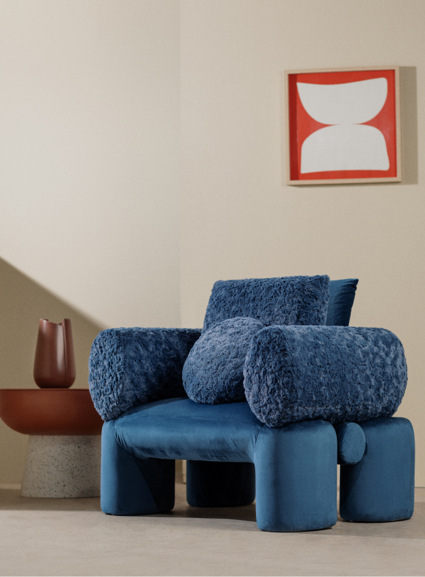 Poltrona in Tessuto Sulli Hibrid